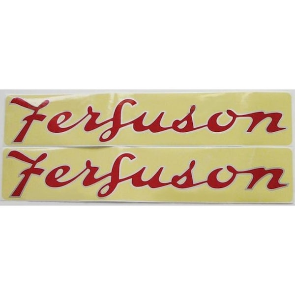 Aftermarket Hood Decal Set Fits Massey Ferguson F40 Tractor 196129M1 - main